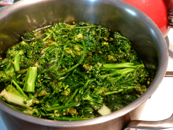 to blanch broccoli bring a pot of water to a boil toss in the broccoli ...