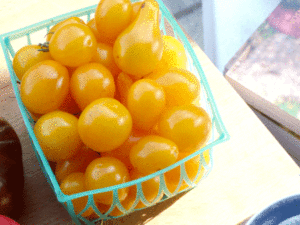 Yellow Pear cherry tomatoes