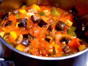 Rustic and delicious Ratatouille