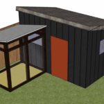 Chicken Coop Shed Combo